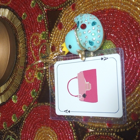 Kate Spade Playing Card With Fashion Keychain - Picture 12 of 12